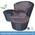 Sofa ea Wicker ea Sesebelisoa sa Wicker